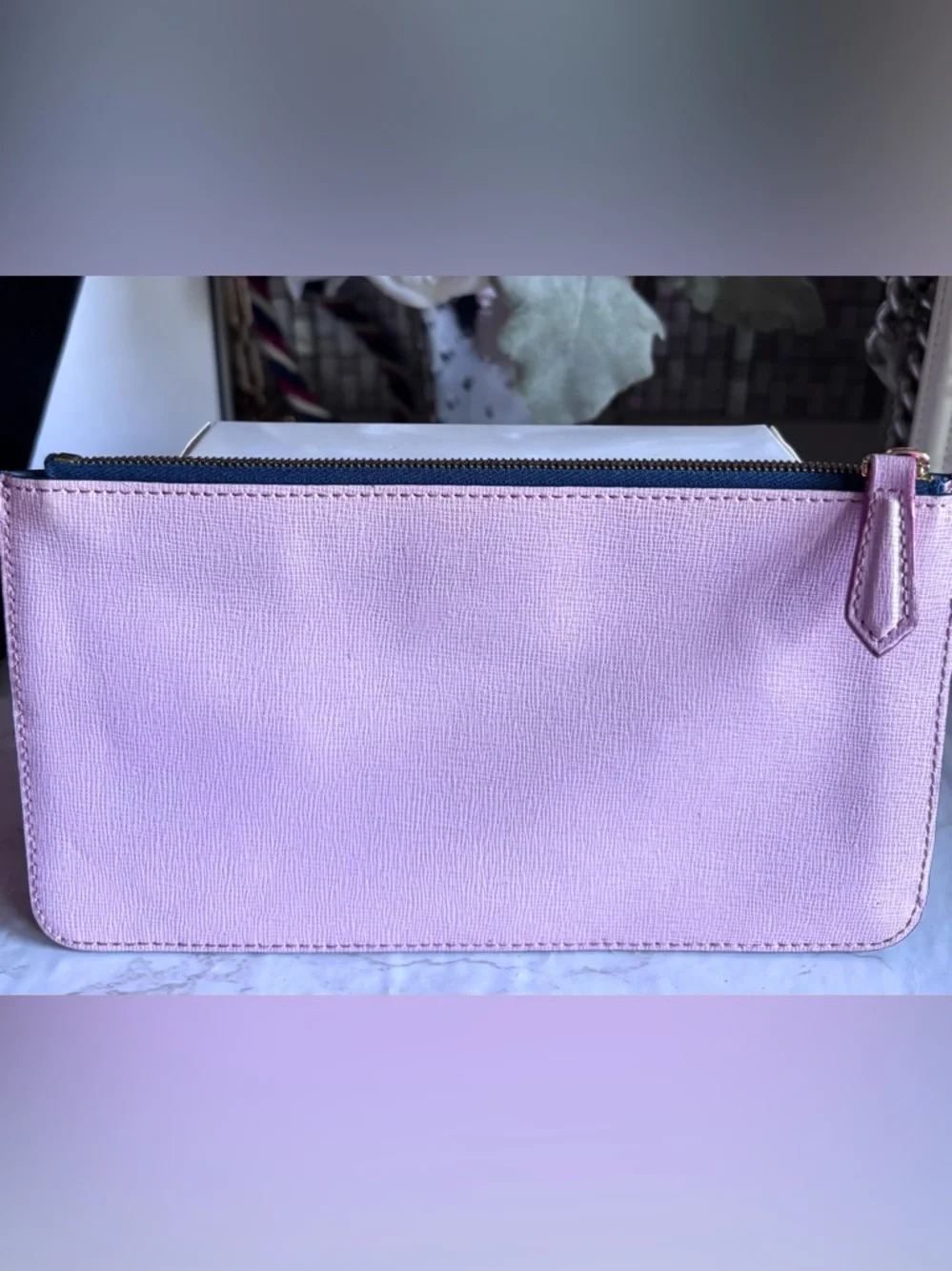 FENDI Vitello Elite Monster Crystal-Eye Zip Pouch - Picture 2 of 4